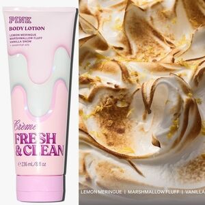 Victoria's Secret PINK Crème Fresh and Clean Fragrance Body Lotion 8oz NEW
